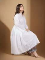 White Lace Kurta - Image 3