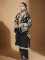 Black Floral Printed Set