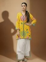 Yellow Embroidered Kurta Set