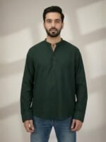 Dark Green Kurta - Image 2