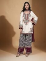 Embroidered Printed Set