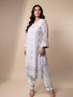 Embroidered Chikankari Kurta