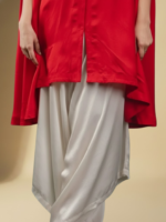 Red Embroidered Kaftan Set - Image 5