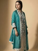 Teal Embroidered Set - Image 3